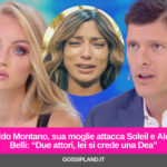 Aldo Montano, sua moglie attacca Soleil e Alex Belli: “Due attori, lei si crede una Dea”