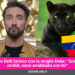 Alex Belli furioso con la moglie Delia: “Scene orribili, sono arrabbiato con lei”