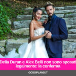 Delia Duran e Alex Belli non sono sposati legalmente: la conferma