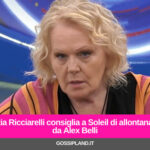 Katia Ricciarelli consiglia a Soleil di allontanarsi da Alex Belli