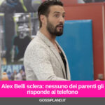 Alex Belli sclera: nessuno dei parenti gli risponde al telefono