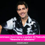Tommaso Zorzi torna a parlare di Platinette: “Neanche ci salutiamo”
