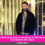 Alex Belli single dopo la decisione di Delia Duran: la sua reazione alla rottura