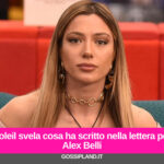 Soleil svela cosa ha scritto nella lettera per Alex Belli