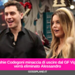 Sophie Codegoni minaccia di uscire dal GF Vip se verrà eliminato Alessandro