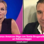 Lorenzo Amoruso litiga con Sonia Bruganelli per un fotomontaggio
