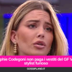 Sophie Codegoni non paga i vestiti del GF Vip: stylist furioso