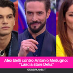 Alex Belli minaccia Antonio Medugno: "Lascia stare Delia"