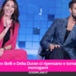 Alex Belli e Delia Duran ci ripensano e tornano monogami