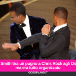 Will Smith tira un pugno a Chris Rock agli Oscar: ma era tutto organizzato