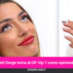 Soleil Sorge torna al GF Vip 7 come opinionista