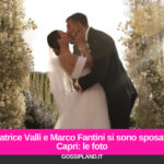 Beatrice Valli e Marco Fantini si sono sposati a Capri: le foto