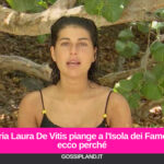 Maria Laura De Vitis piange a l'Isola dei Famosi: ecco perché