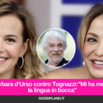 Barbara d’Urso contro Tognazzi:"Mi ha messo la lingua in bocca"