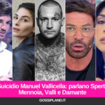 Suicidio Manuel Vallicella: parlano Sperti, Mennoia, Valli e Damante