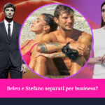 Belen e Stefano separati per business?