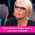 Amici: Maria De Filippi vuole un team tutto femminile